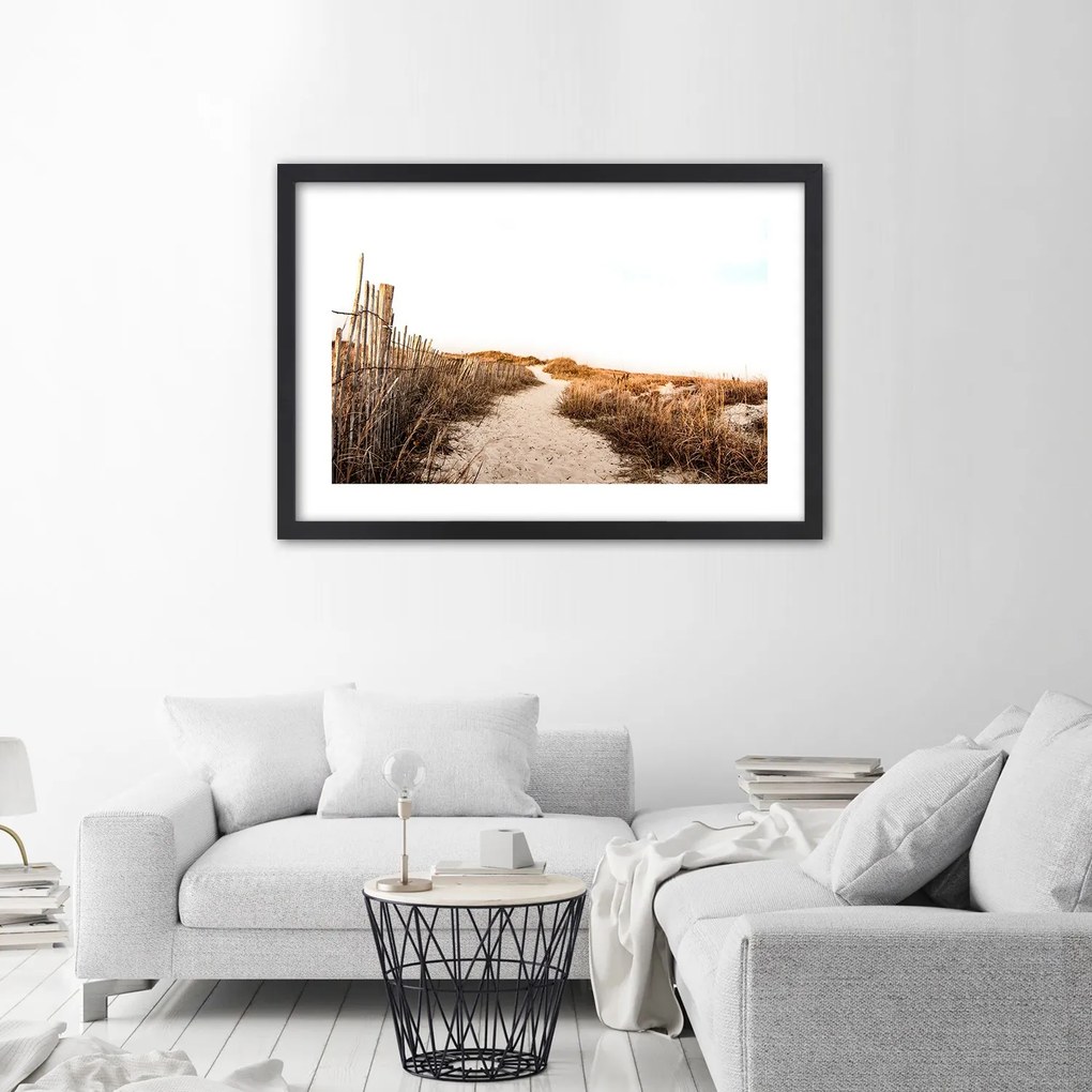 Gario Plagát Piesočná cesta Farba rámu: Bez rámu, Rozmery: 90 x 60 cm
