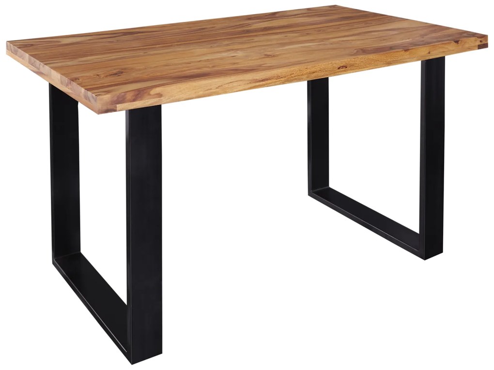 Jedálenský stôl Iron Craft 120cm Sheesham 45mm