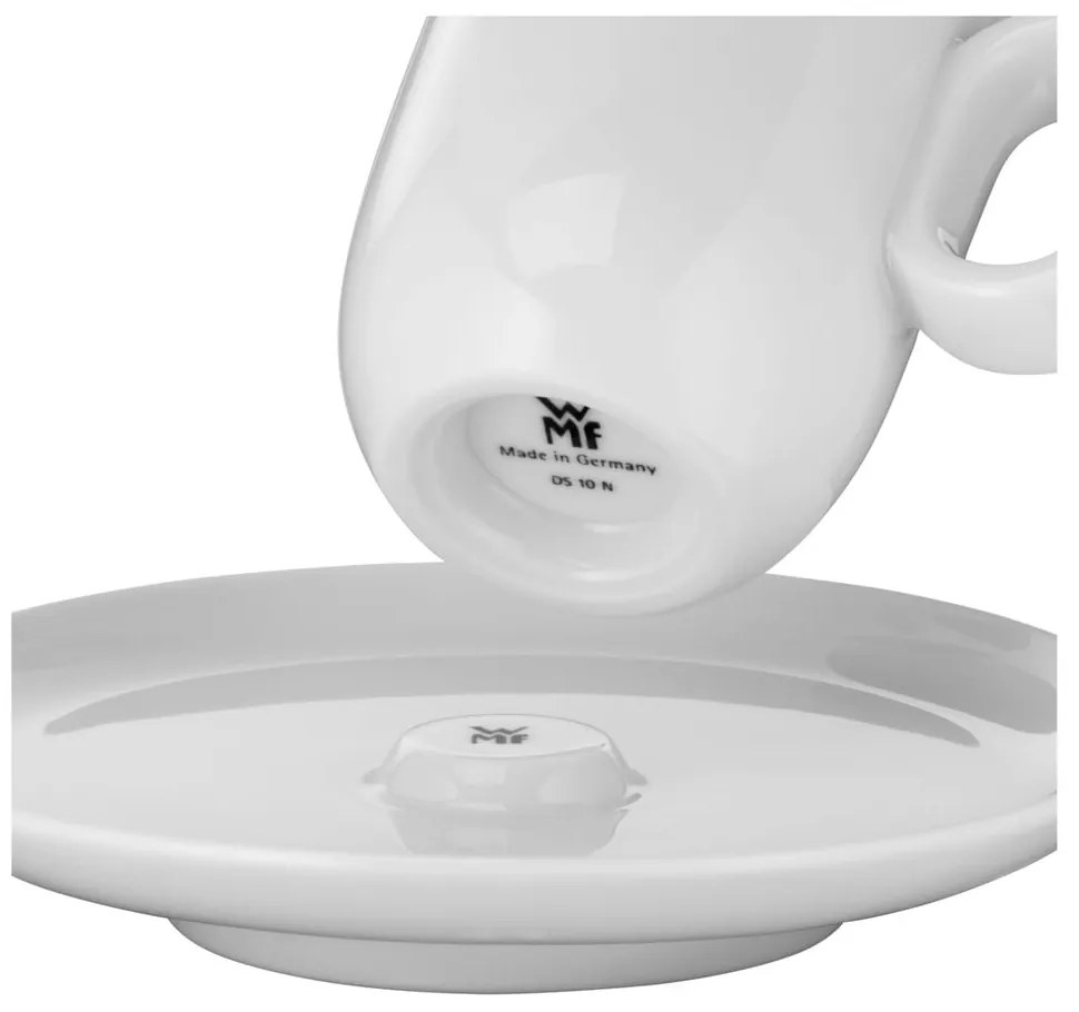 Biele porcelánové šálky v súprave 2 ks na espresso 60 ml Barista – WMF