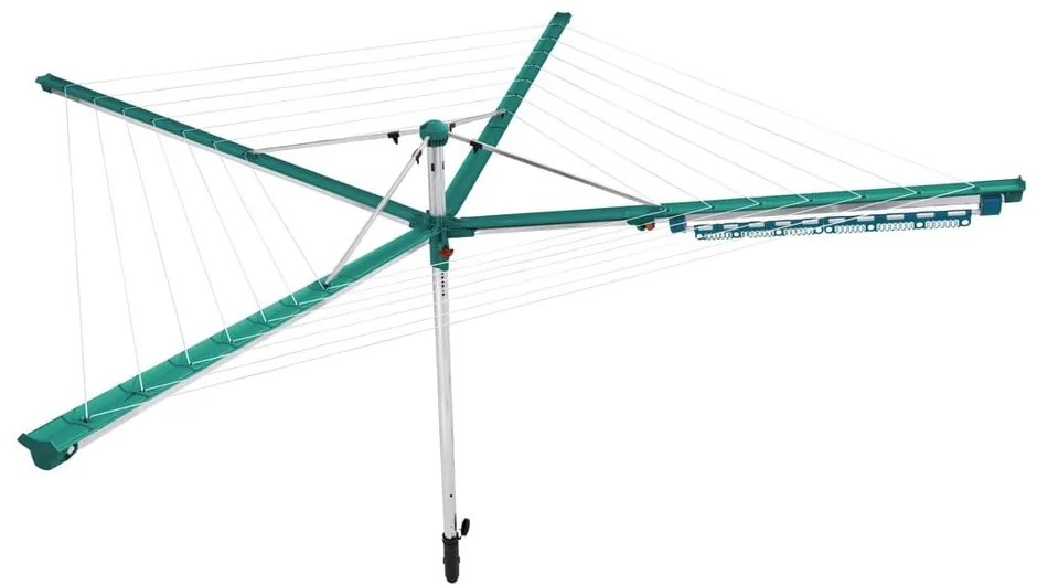 Vonkajší sušiak na bielizeň v striebornej farbe 60 m Linomatic 600 Deluxe Cover – LEIFHEIT