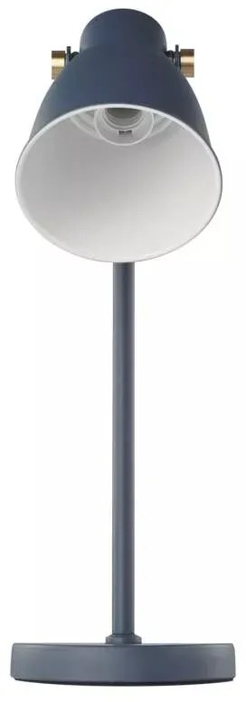 EMOS Modrá stolová lampa pre žiarovku E27 Z7621BL