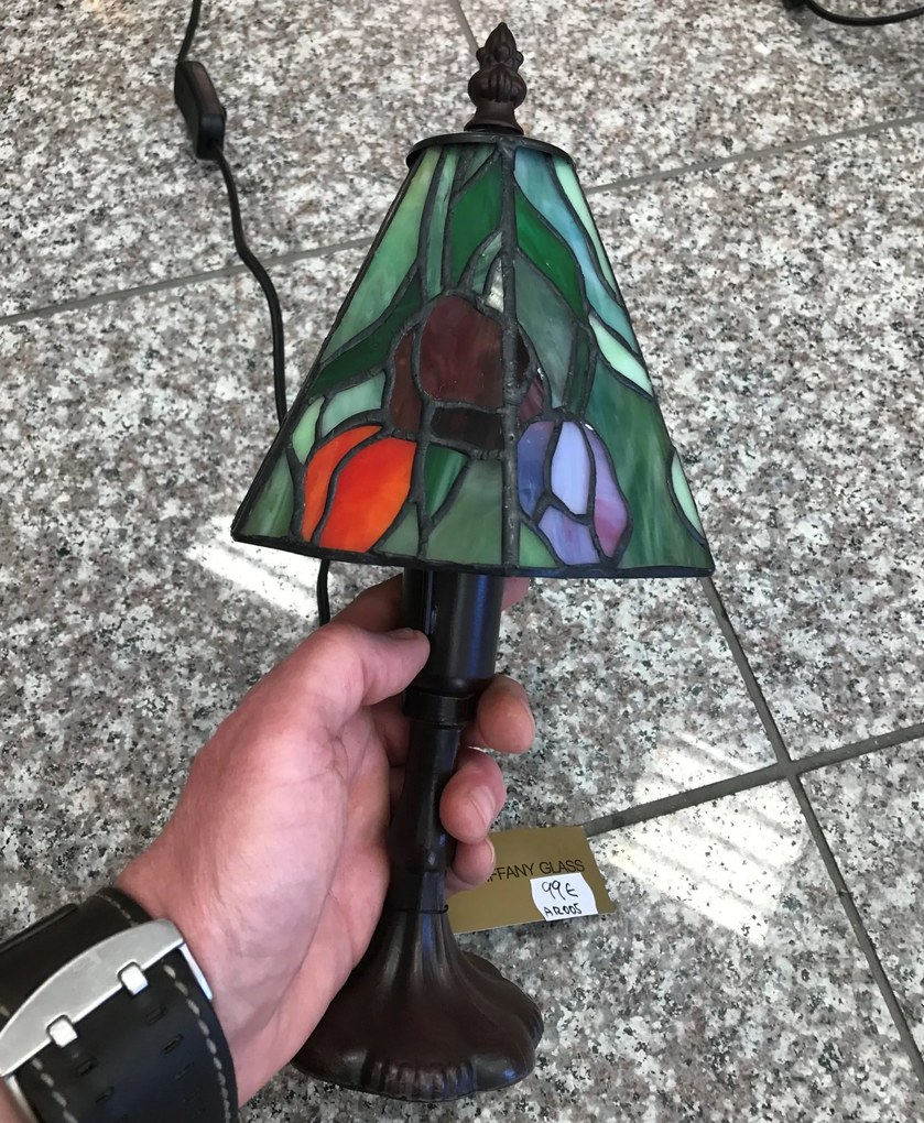 Lampa Tiffany stolová TULIP 30*15