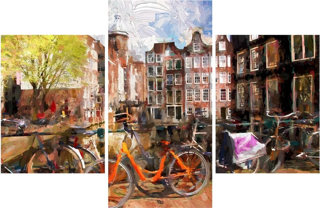 Obraz - Amsterdam (90x60 cm)