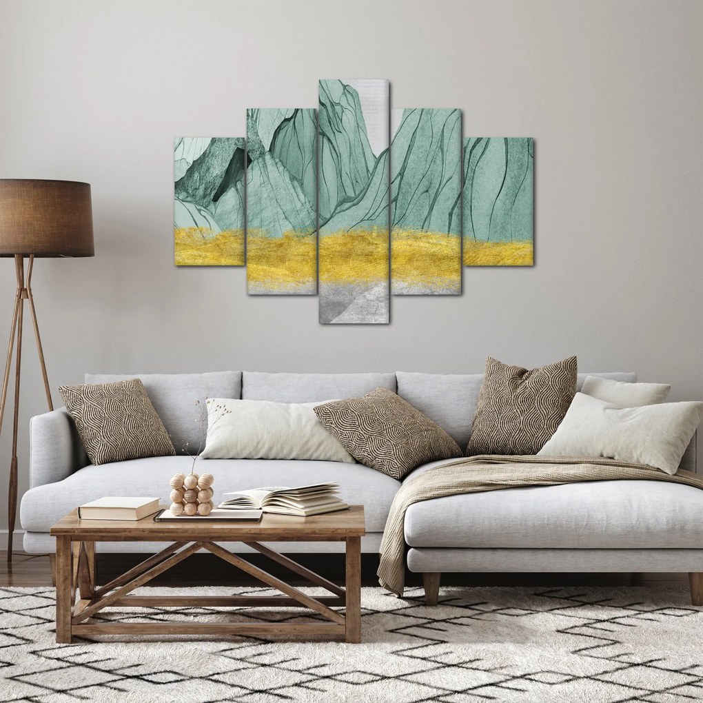 Obraz - Smaragdové hory N⁰1 (150x105 cm)