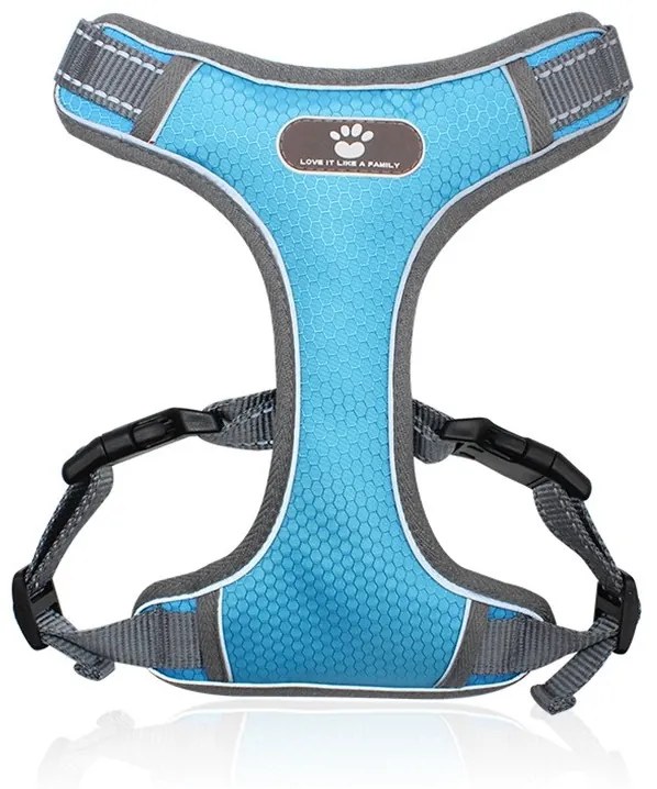 Postroj pre psov Astro XL modrý