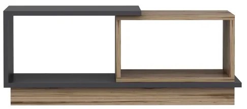 Konferenčný stolík CONSEPT 36x90 cm hnedá/šedá