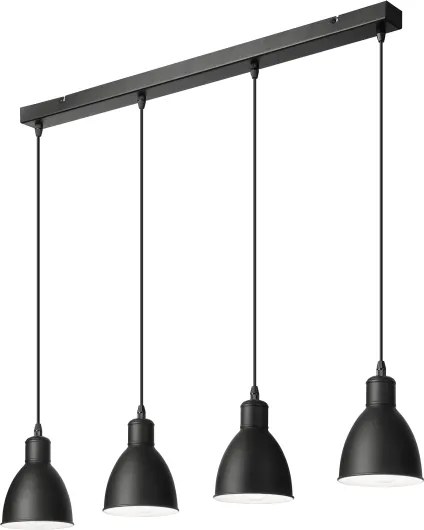 BRILAGI - LED luster na lanku RIDDY 4xE27/60W/230V čierny