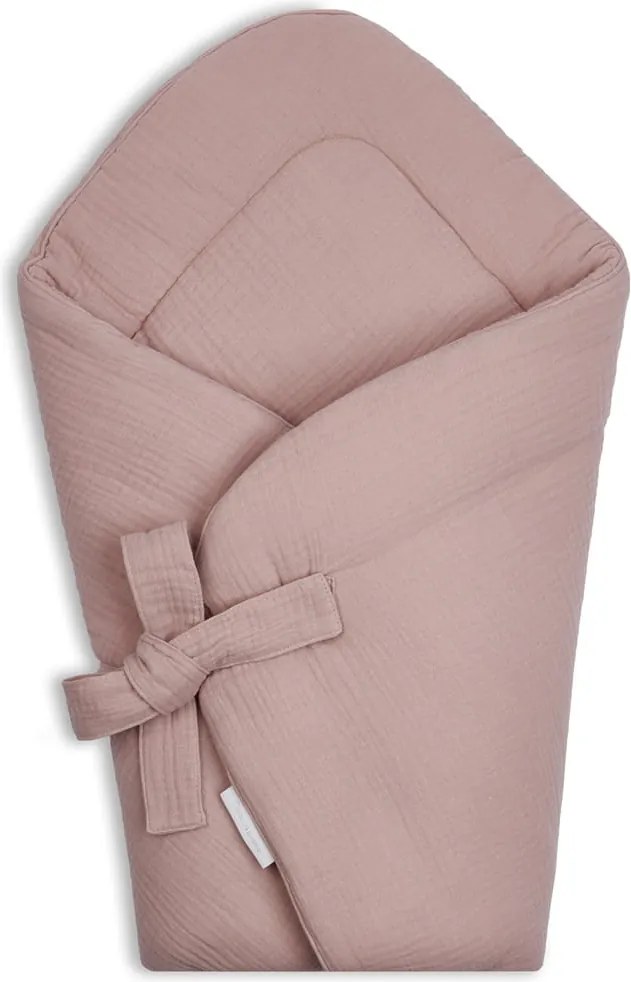 Mušelínová zavinovačka tmavo ružová 70x70cm