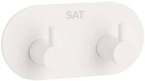 Háčik SAT montáž bez vŕtania biela HACEKNALEP2KB
