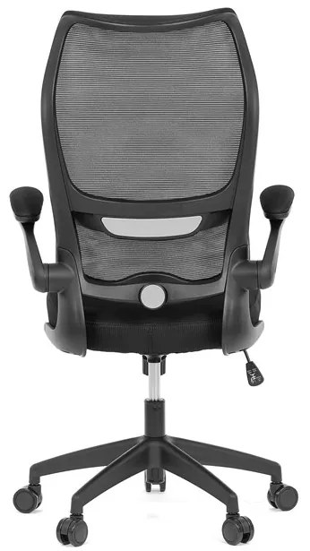 Autronic BONTEC Kancelárska stolička, hojdací mechanizmus, čierna sieťovina, KA-C808 BK Farba: Čierna