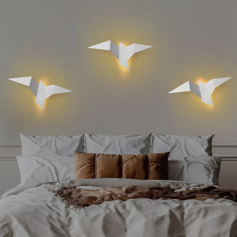 Biele LED nástenné svietidlo Pacali – Opviq lights