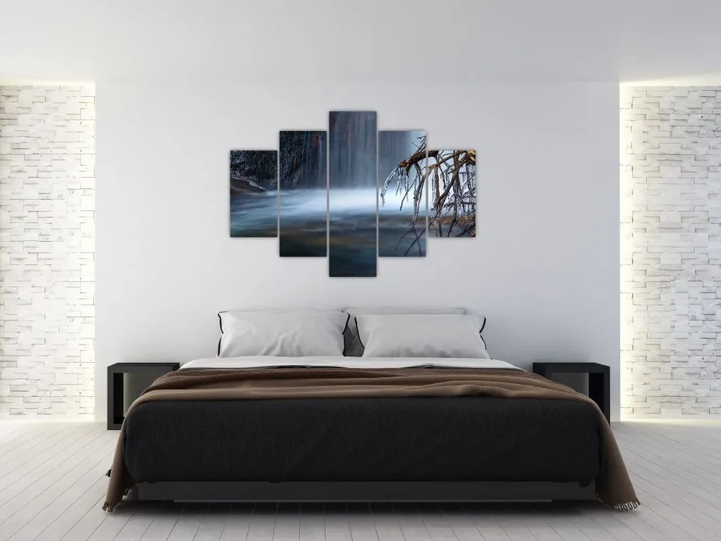 Obraz zimné lagúny (150x105 cm)