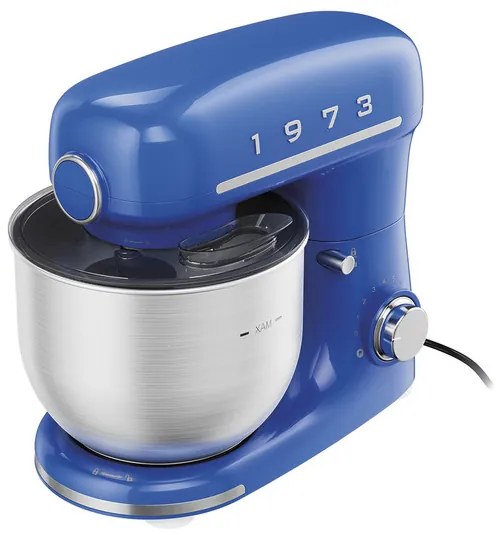 SILVERCREST® KITCHEN TOOLS Kuchynský robot Retro 1973 SKML 600 A1, modrý (100364464)