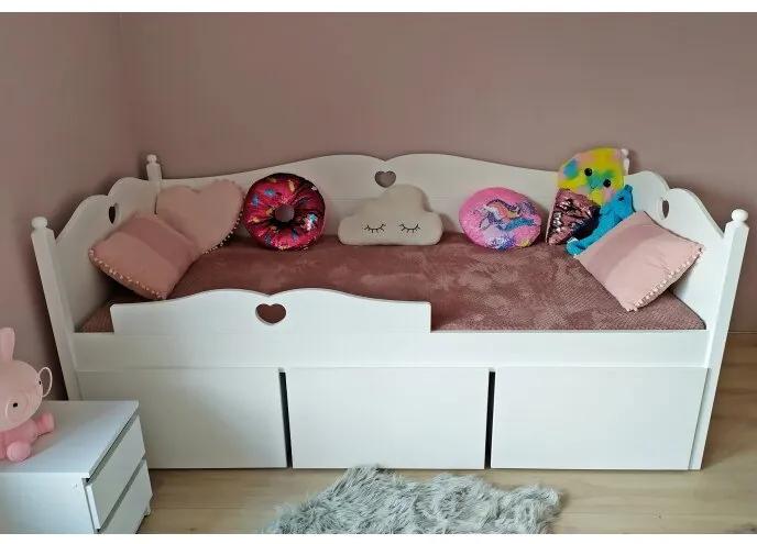 Raj posteli Detská posteľ BEA s 3 zásuvkami PW