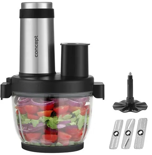 Concept RM3300 Food Processor so strúhadlom 1000 W, čierna