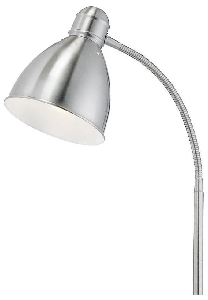 Voľne stojacia lampa v striebornej farbe Markslöjd Nitta