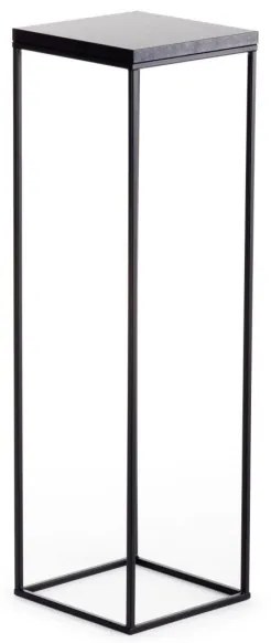 Stojan na kvety BASICLOFT 80x24 čierna