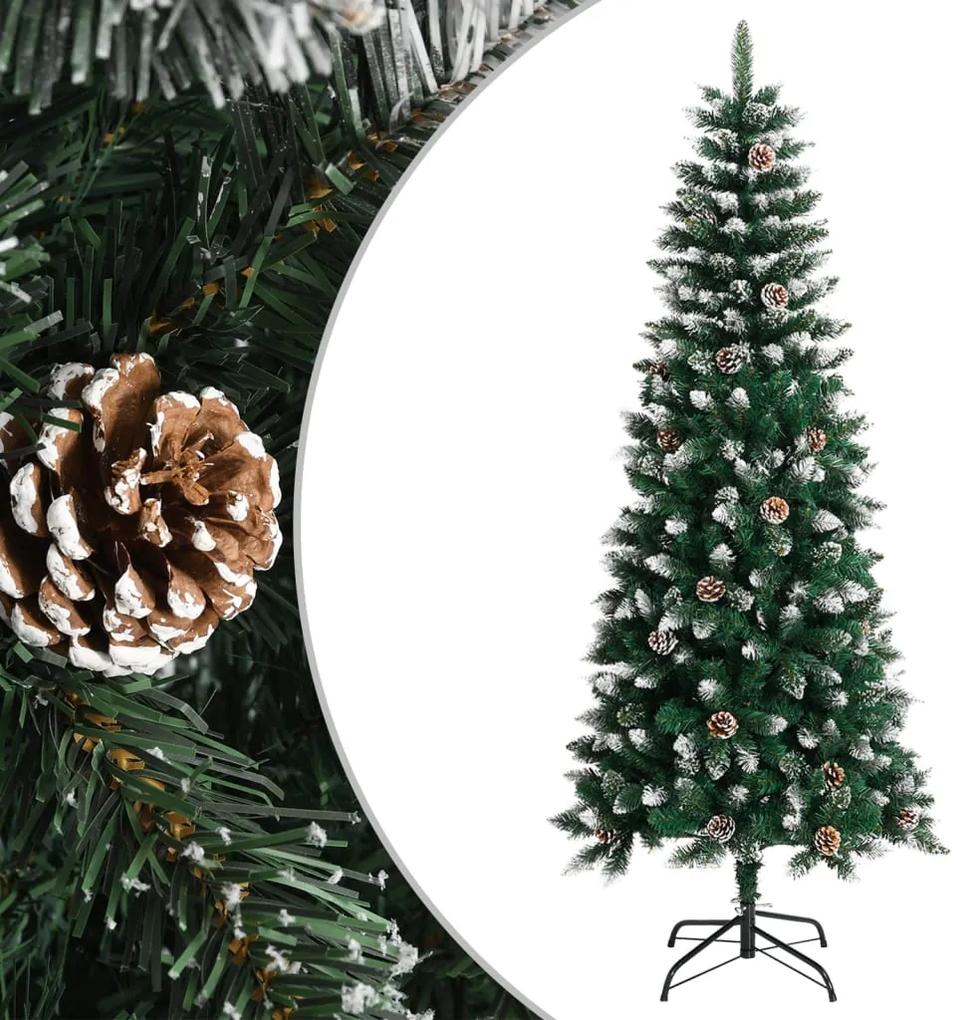 Umelý vianočný stromček s podstavcom zelený 180 cm PVC 345175