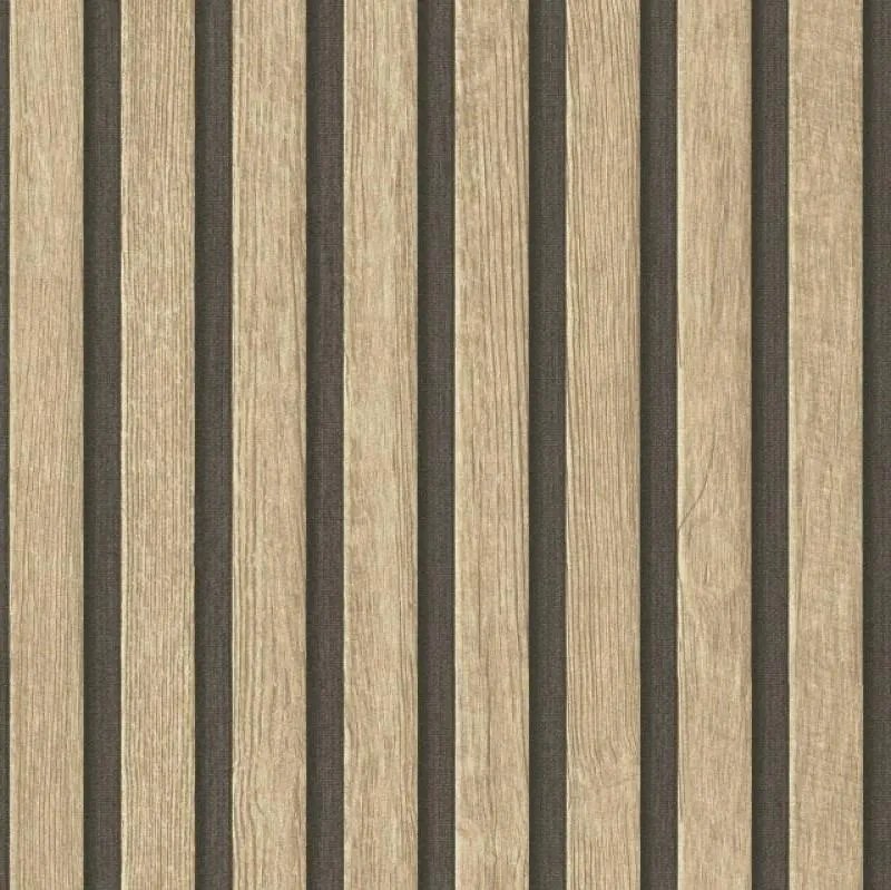 Vliesové tapety na stenu 39109-1, rozmer 10,05 m x 0,53 m, dekoračné stenové panely dub prírodný, A.S.Création