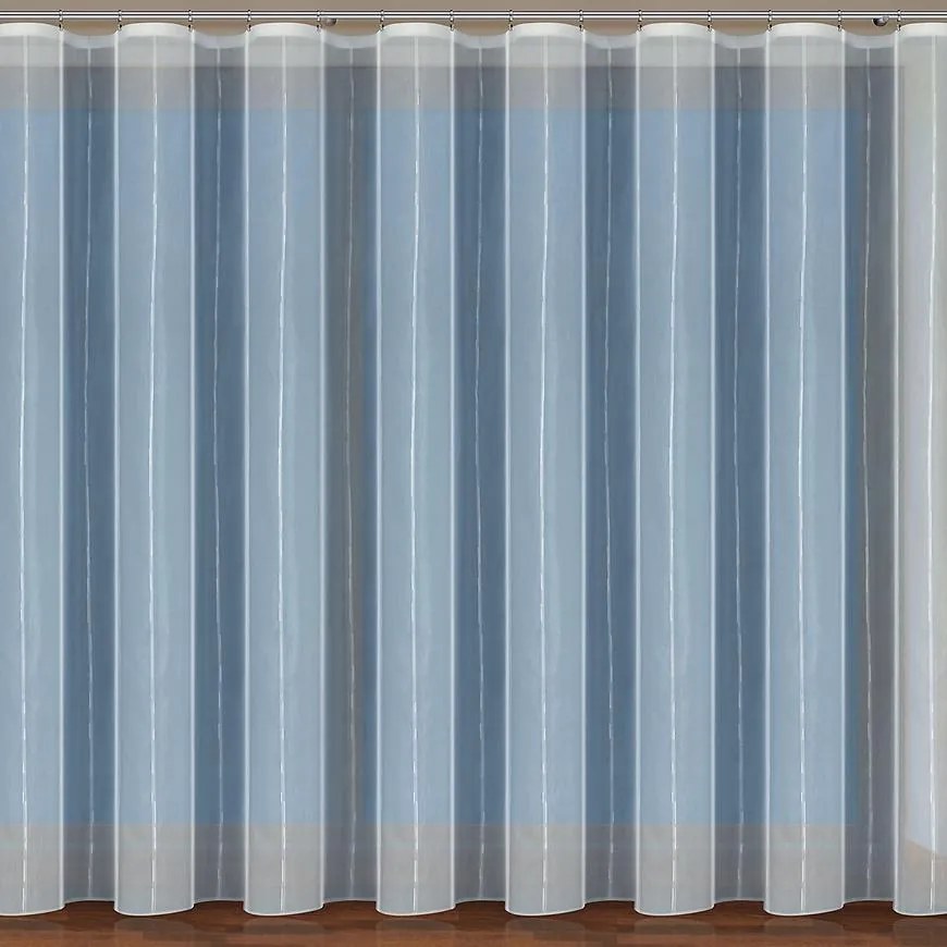 Vyšívaná záclona dkm-16869 biela/300. Tovar na mieru