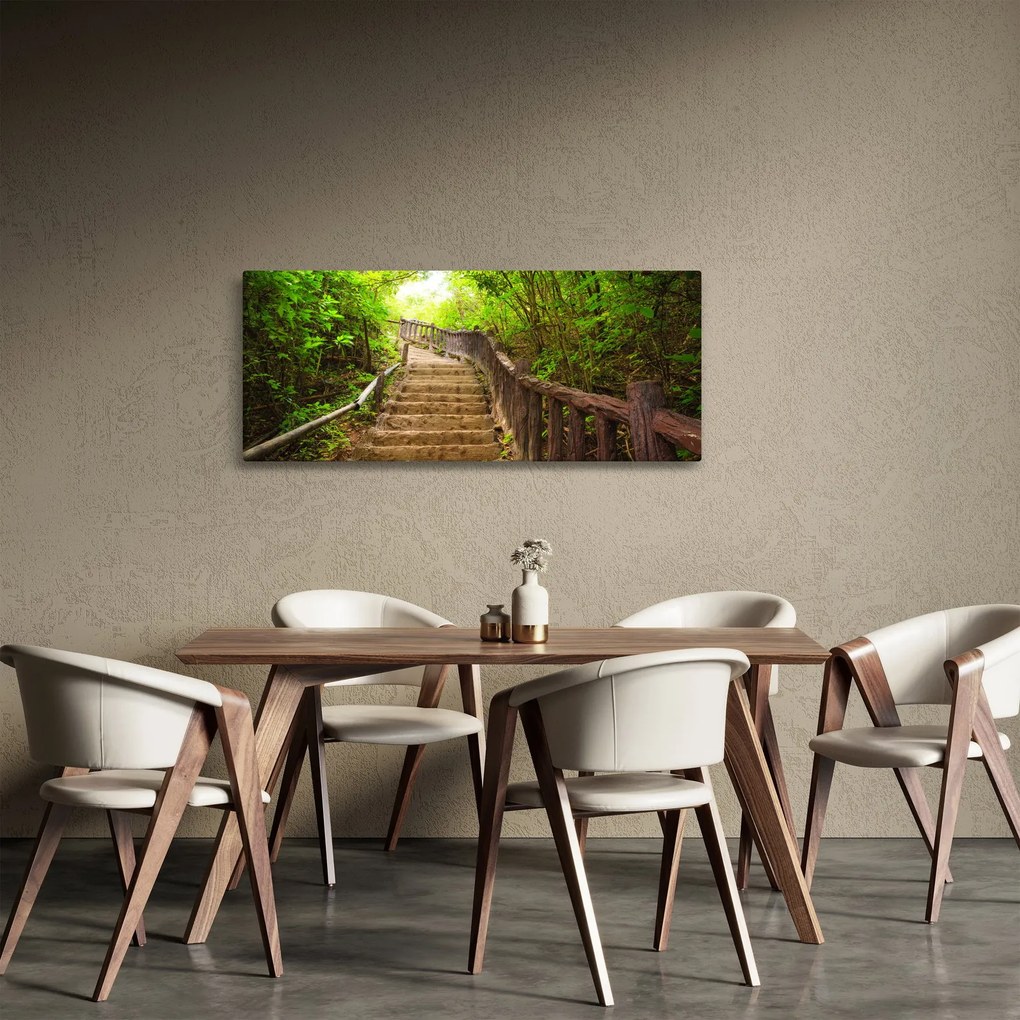 Obraz - Schody v prírode (120x50 cm)
