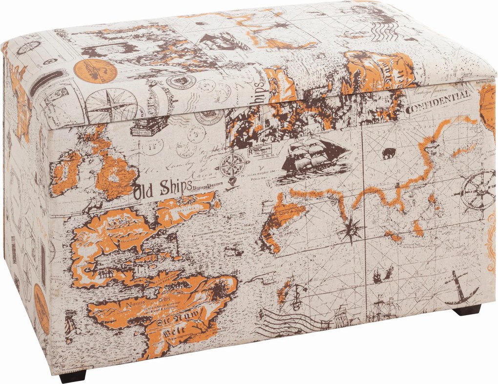 XXXLutz LAVICA S ÚLOŽNÝM PRIESTOROM, textil, kompozitné drevo, 65/42/40 cm Carryhome - Kreslá - 001931021203