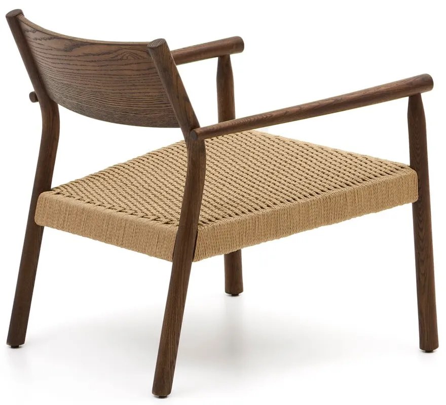 Kreslo s výpletom v prírodnej farbe Yalia – Kave Home