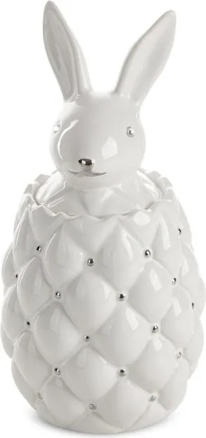 Veľkonočná nádoba ADORE 01 biela / strieborná