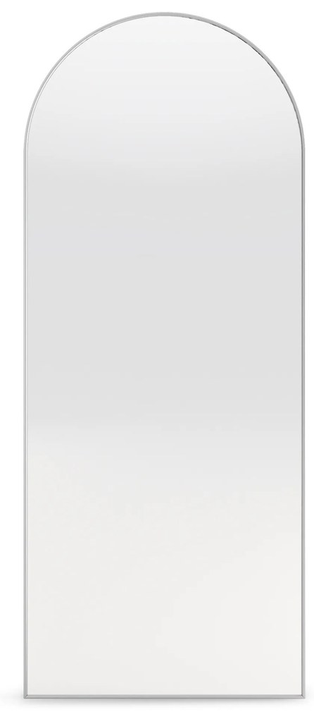 Obloukové nástěnné zrcadlo Serene II. 170x70 cm stříbrné