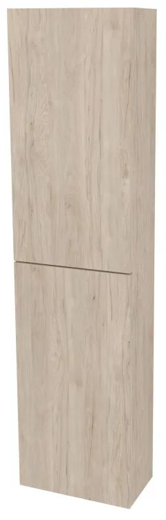 Mereo, Mereo Aira, kúpeľňová skrinka 170 cm vysoká, ľavé otváranie, Multidecor, Light Rock Hickory, MER-CN794LNLRH1