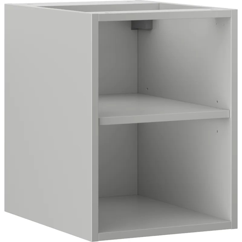 Mexen Box-A, otvorená skrinka s policou 35 cm, sivá matná, 91AX2-0350-470-0-62