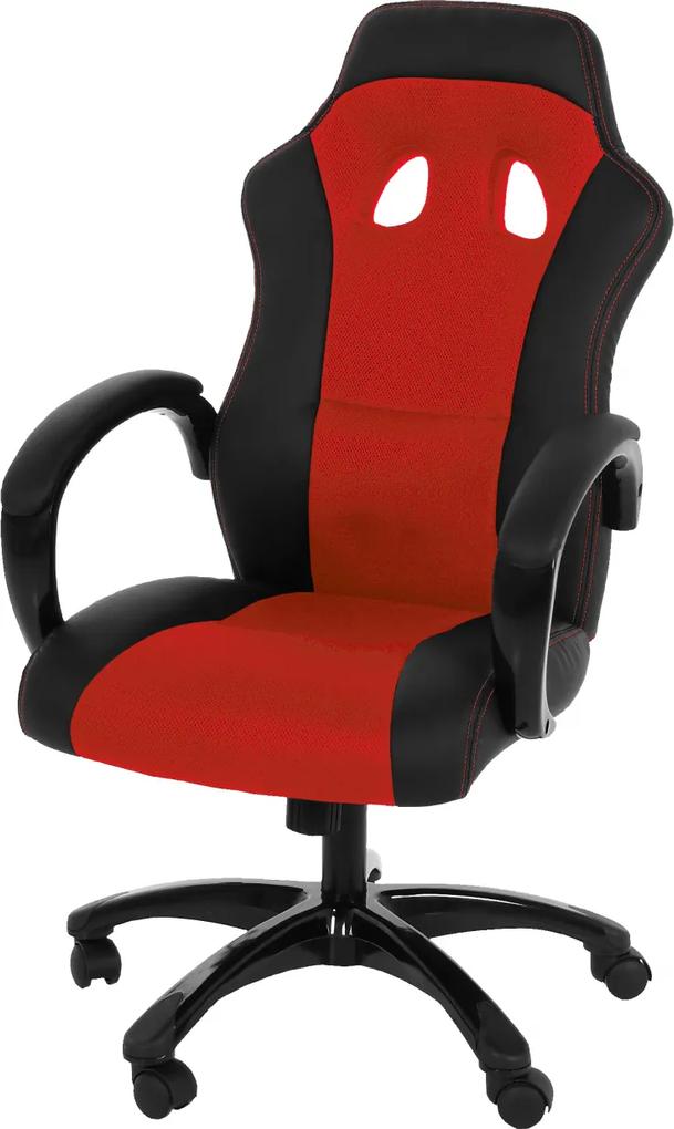 Bighome - Kancelárska stolička RACE, červená
