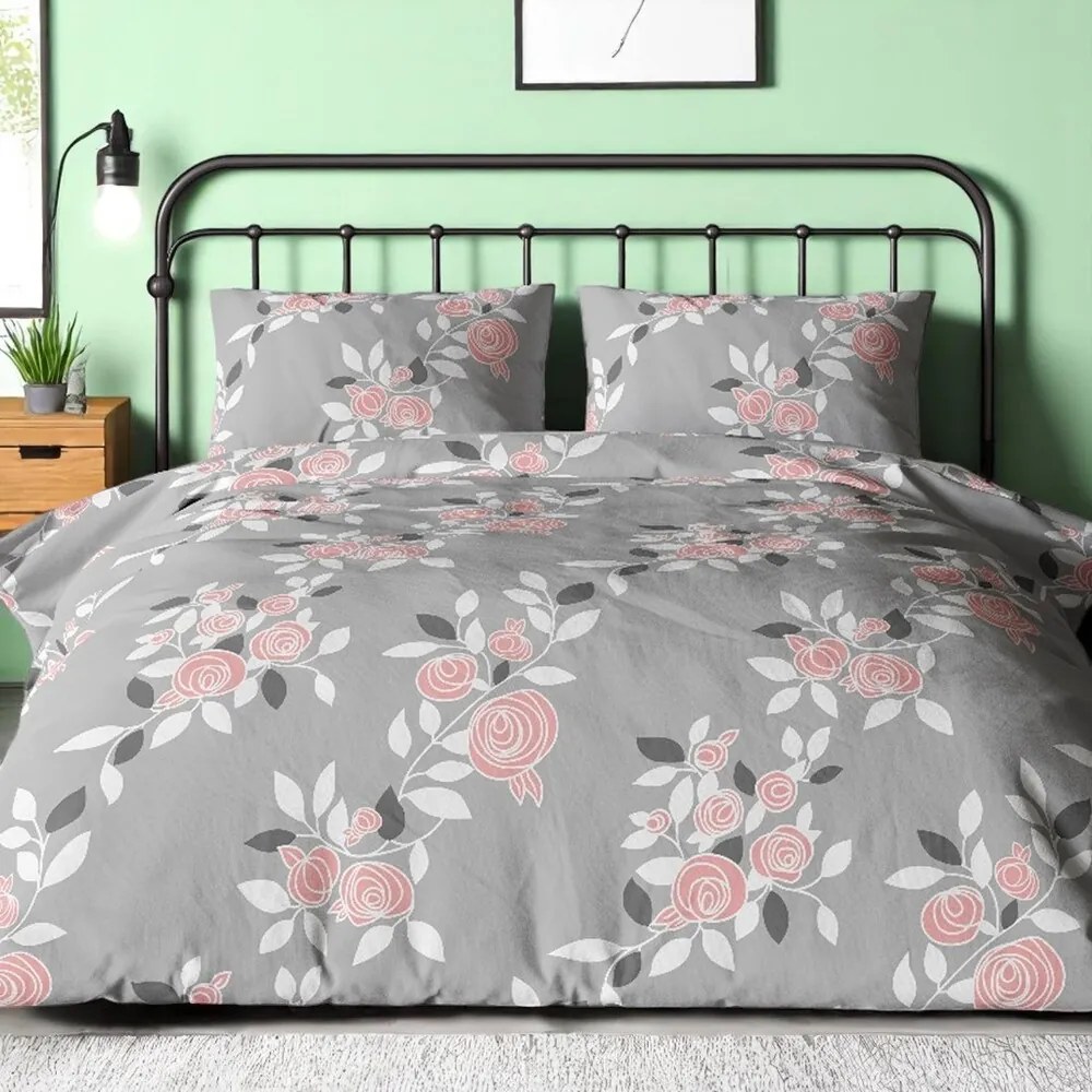 Bavlnené obliečky Homa TORRY ROSES 3-dielna sada 140x200 cm