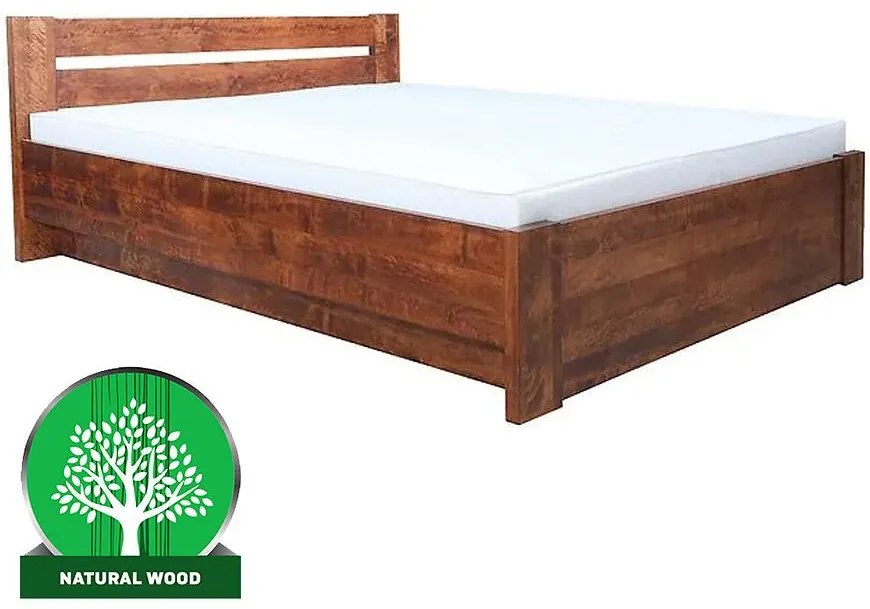 Posteľ drevená  Lulea Plus 160x200  orech