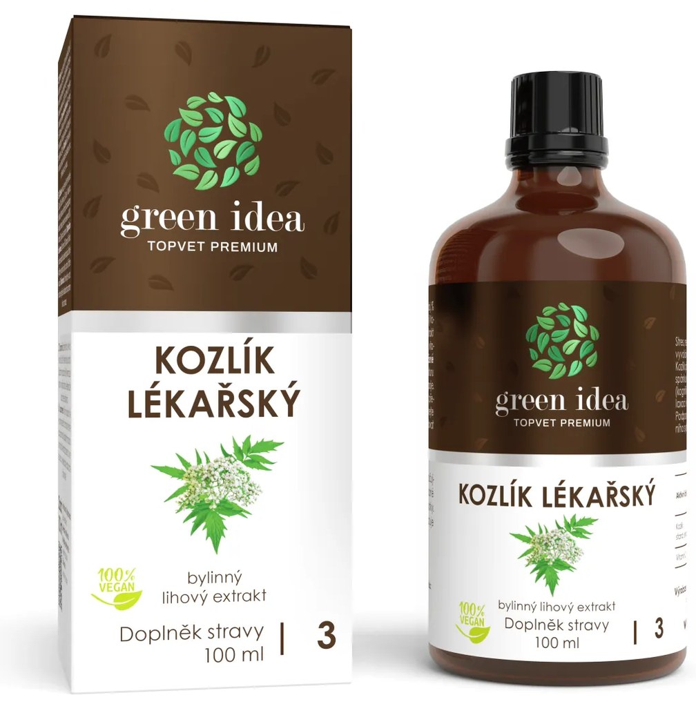 Green idea Baldriánske kvapky - Kozlík Lekársky 100 ml
