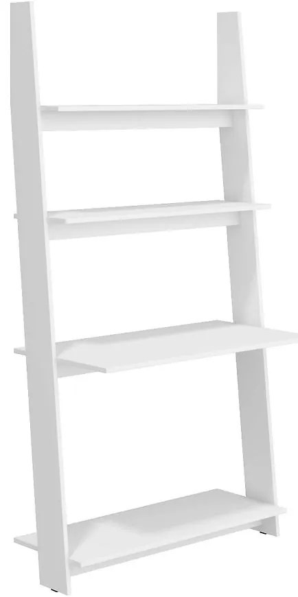 Písací stôl Rack Biely