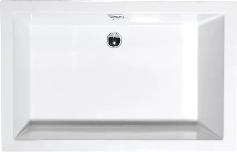 POLYSAN - DEEP hluboká sprchová vanička, obdélník 130x75x26cm, bílá (72942)