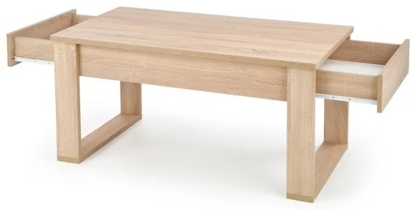Konferenčný stolík NEA 52x110 cm béžová/dub sonoma