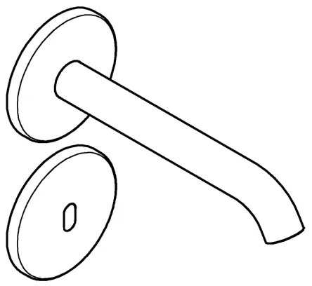 GROHE 36447000 - Infračervená elektronická batéria ESSENCE E 182 mm lesklý chróm