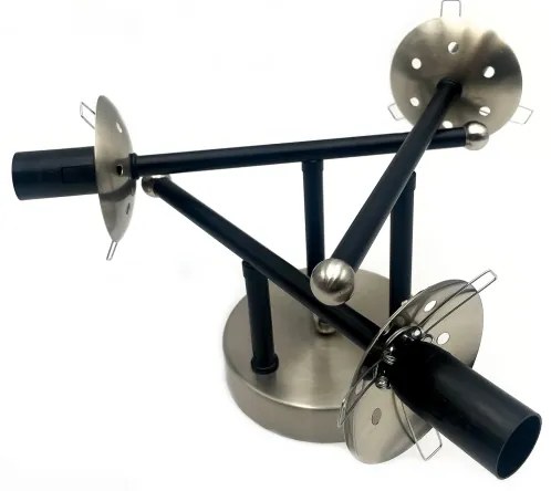 Prisadený luster MALENA 3xE14/5W/230V čierna/dymová