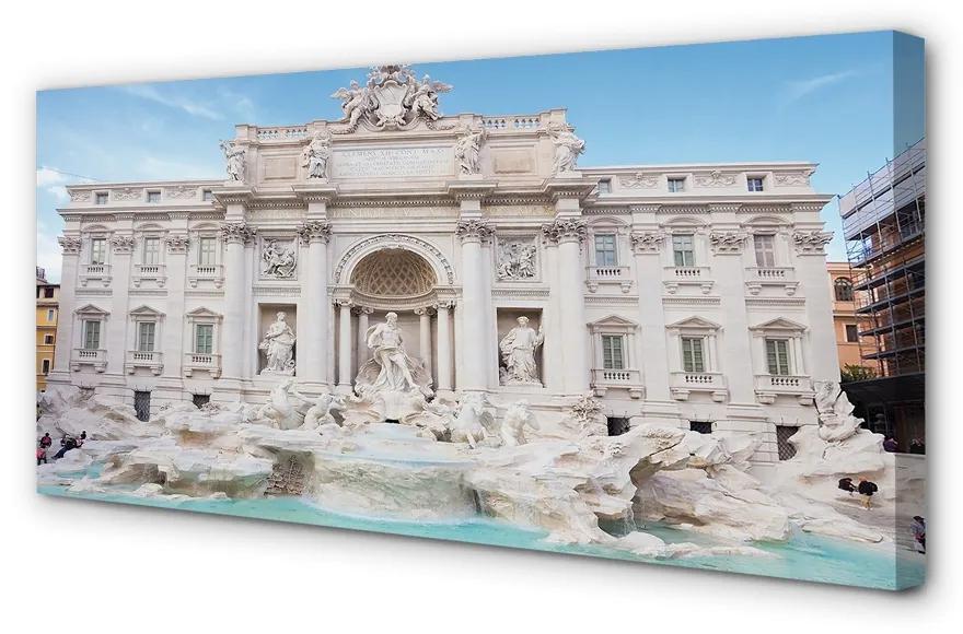 Obraz na plátne Katedrála Rome Fountain 120x60 cm