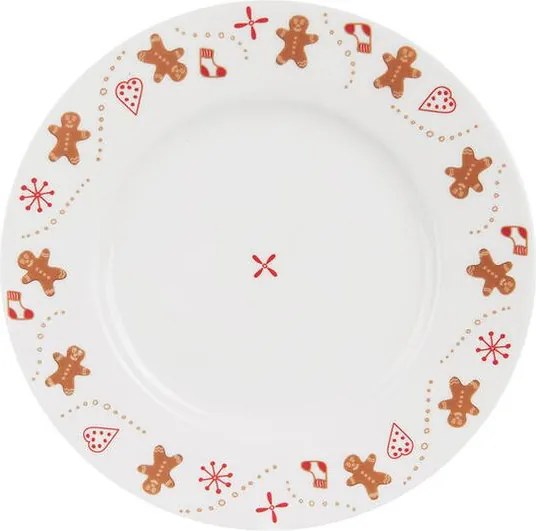 Porcelánový dezertný tanier PERNÍČEK 20 cm