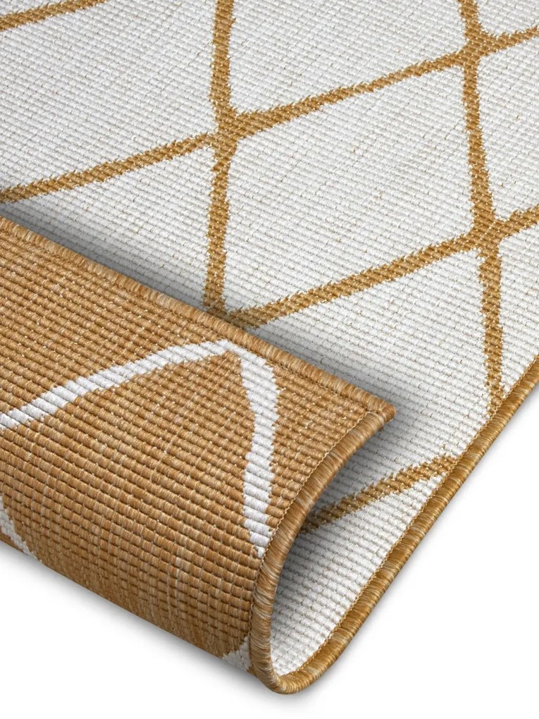 NORTHRUGS - Hanse Home koberce Kusový koberec Twin-Wendeteppiche 105793 Ochre – na von aj na doma - 120x170 cm