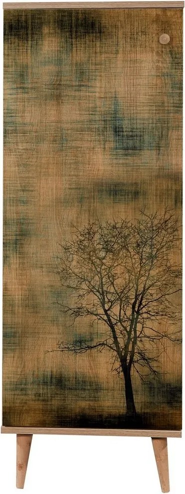 Skrinka na topánky Mega Sonoma Oak Trees