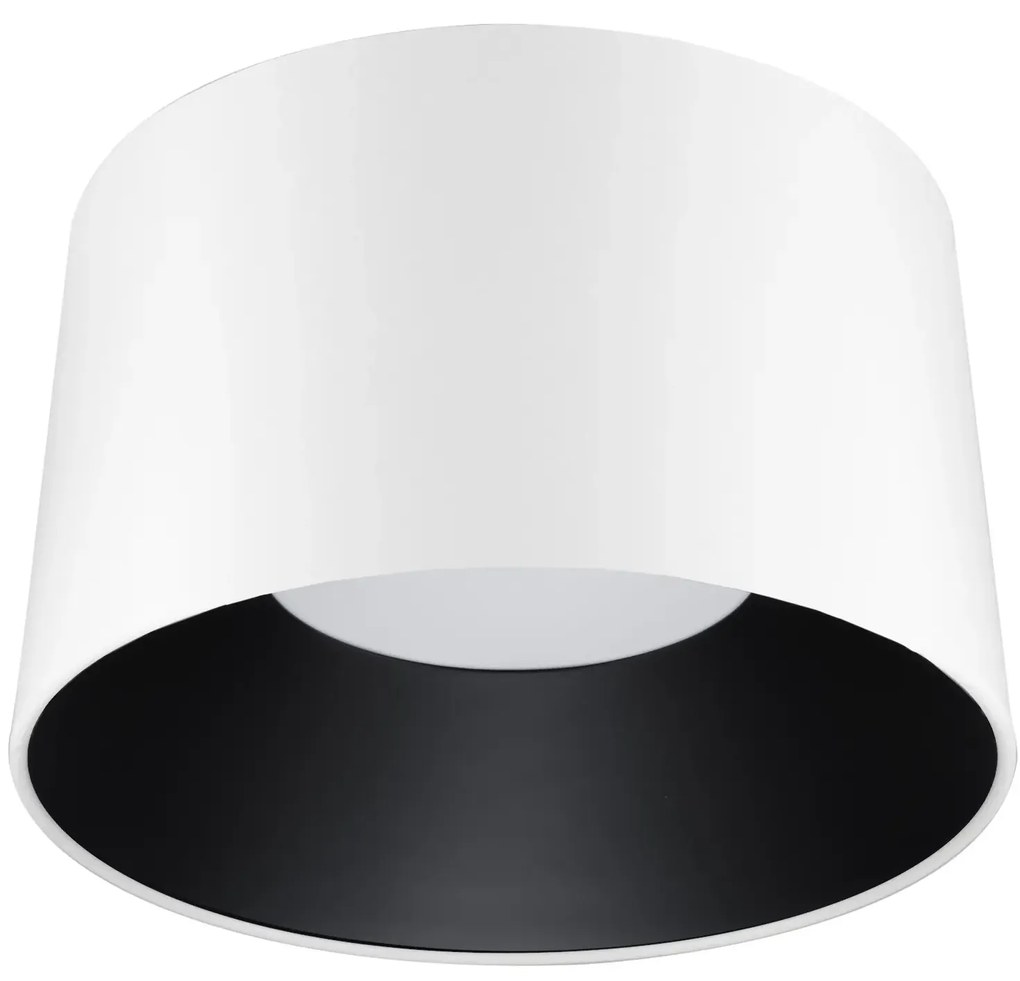 LED bielo-čierne moderné stropné svietidlo Atil 50