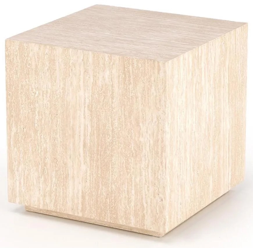 Konferenčný stolík Travertino S štvorcový travertín