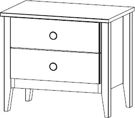 Nočný stolík Rosenheim