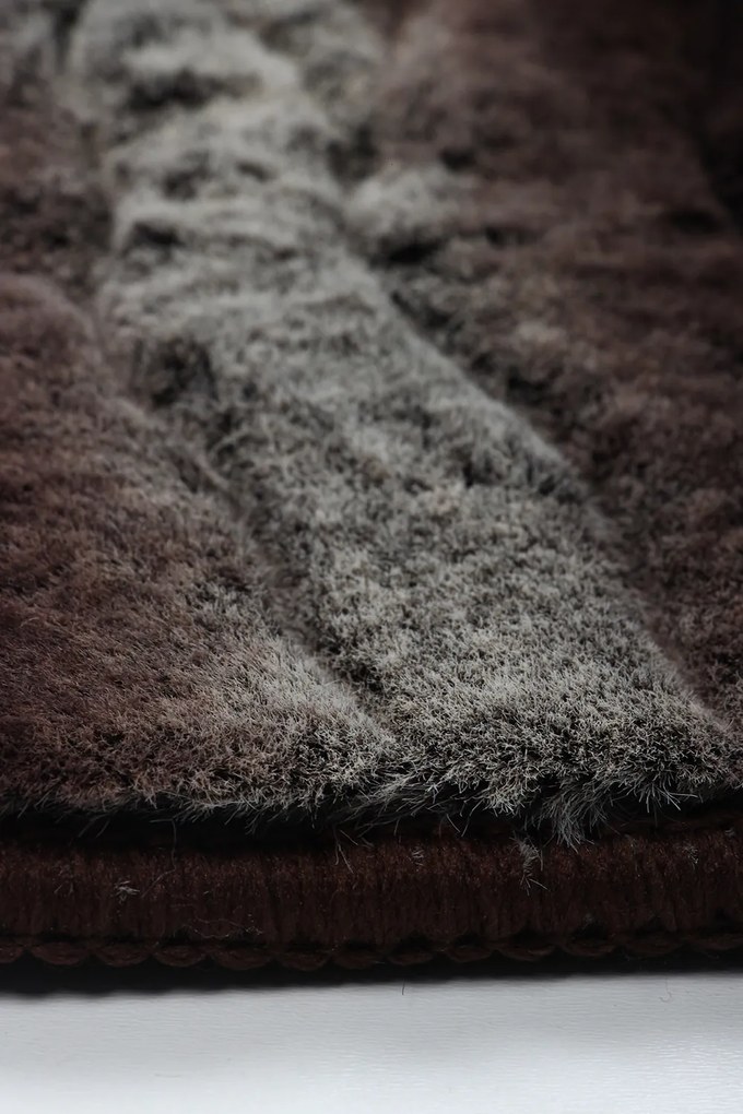 Koberec Rabbit 3D New Cawy BROWN/BEIGE rozmery koberec: 80x140 cm