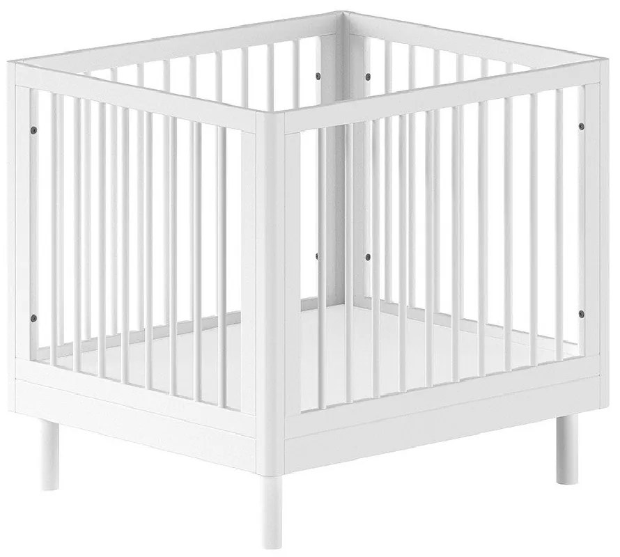 Biela detská ohrádka z bukového dreva 95x75 cm Forrest – Vipack