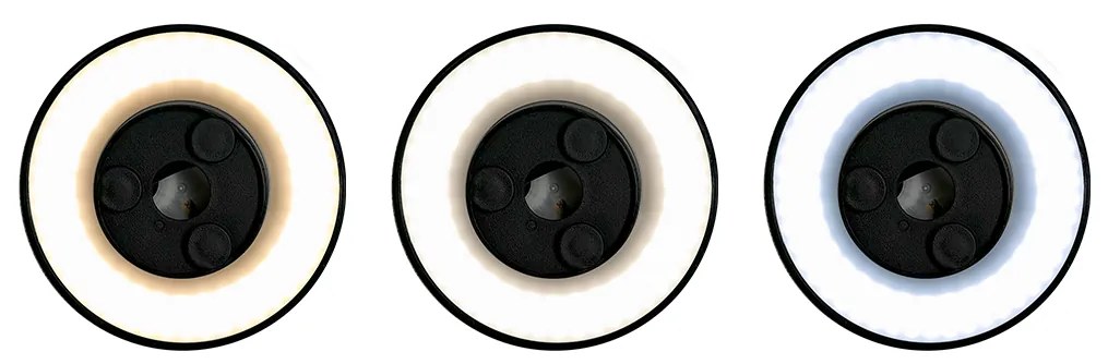 EUlight Exteriérové nástenné LED svietidlo Disk, 1x LED 15w, CCT, čierna